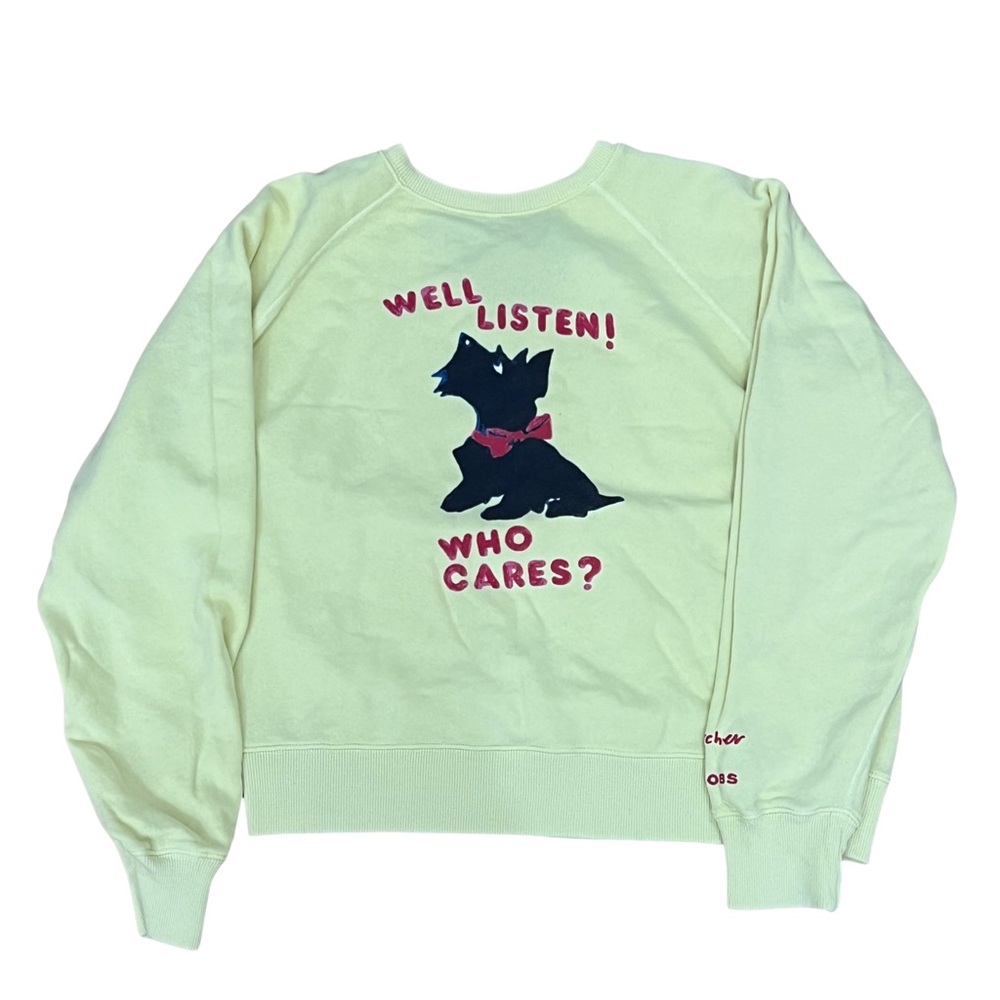 Magda Archer x Marc Jacobs “Well Listen! Who Cares” Dog Sweatshirt